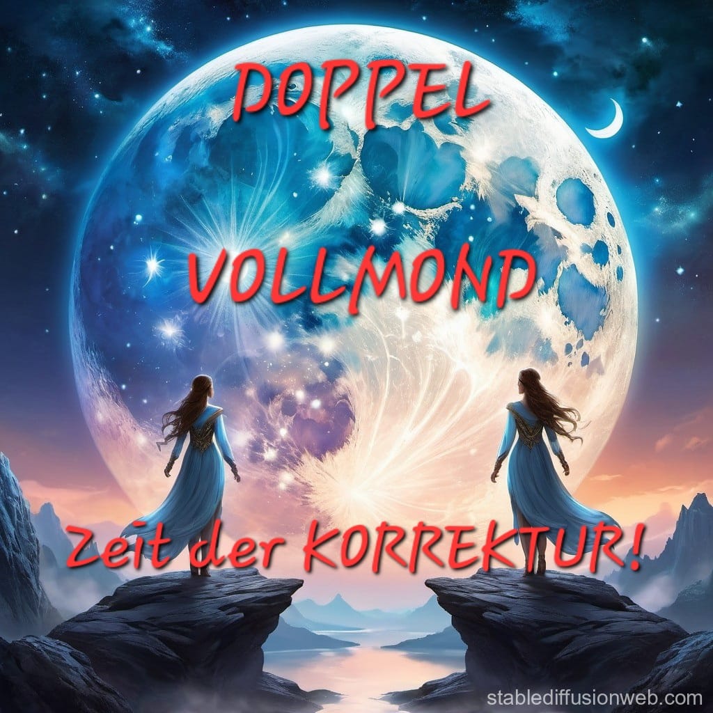 Read more about the article (Deutsch) DOPPEL VOLLMOND! Zeit der KORREKTUR!
