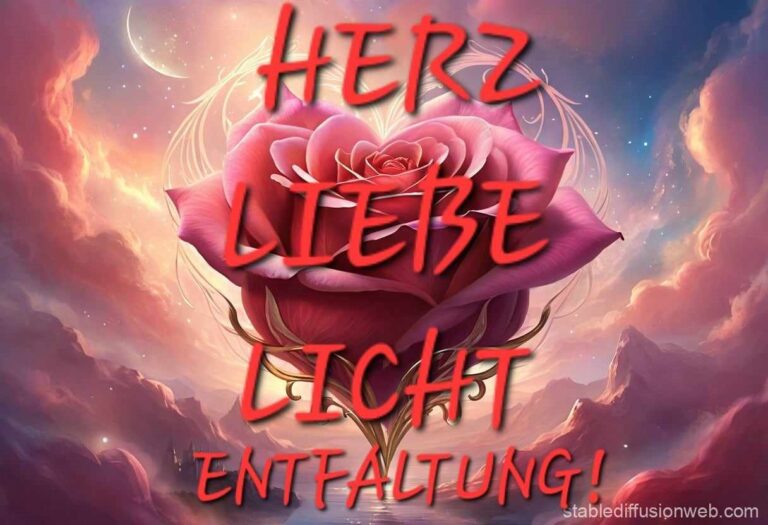 Read more about the article (Deutsch) HERZ LICHT LIEBE – ENTFALTUNG!