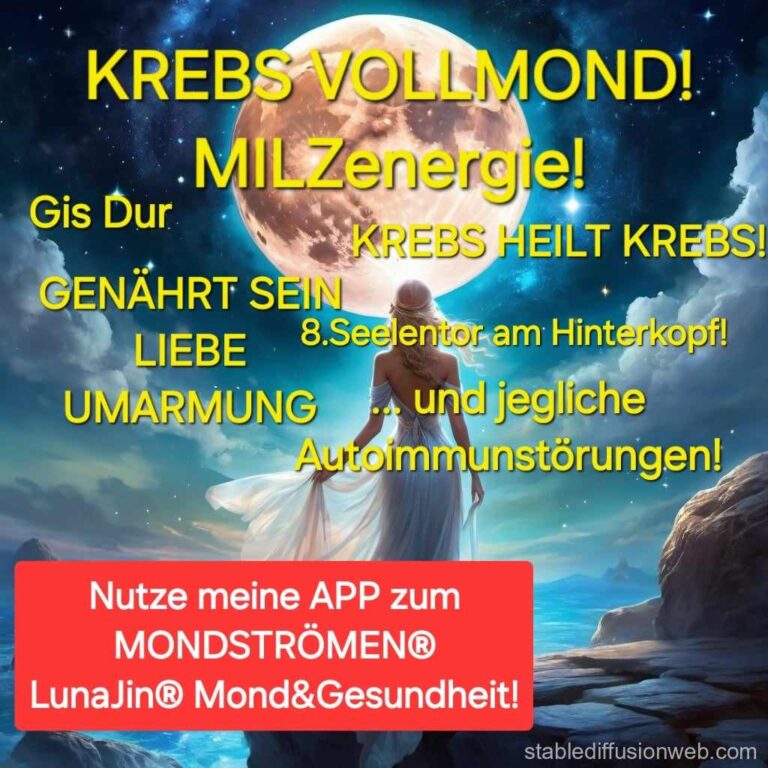 Mehr über den Artikel erfahren KREBS-VOLLMOND am 13. Januar!