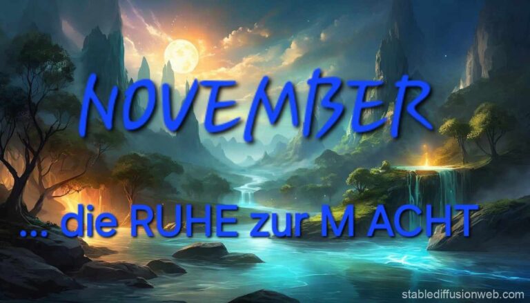 Mehr über den Artikel erfahren NOVEMBER – der Schlüssel zur M ACHT!