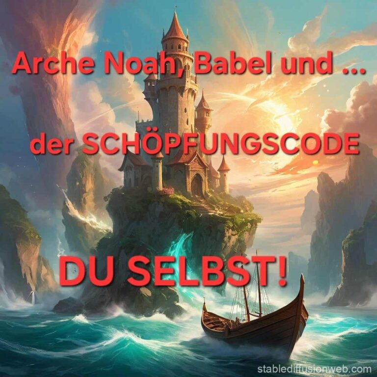 Read more about the article (Deutsch) Der SCHÖPFUNGSCODE, die ARCHE NOAH und BABEL – DU bist es SELBST!