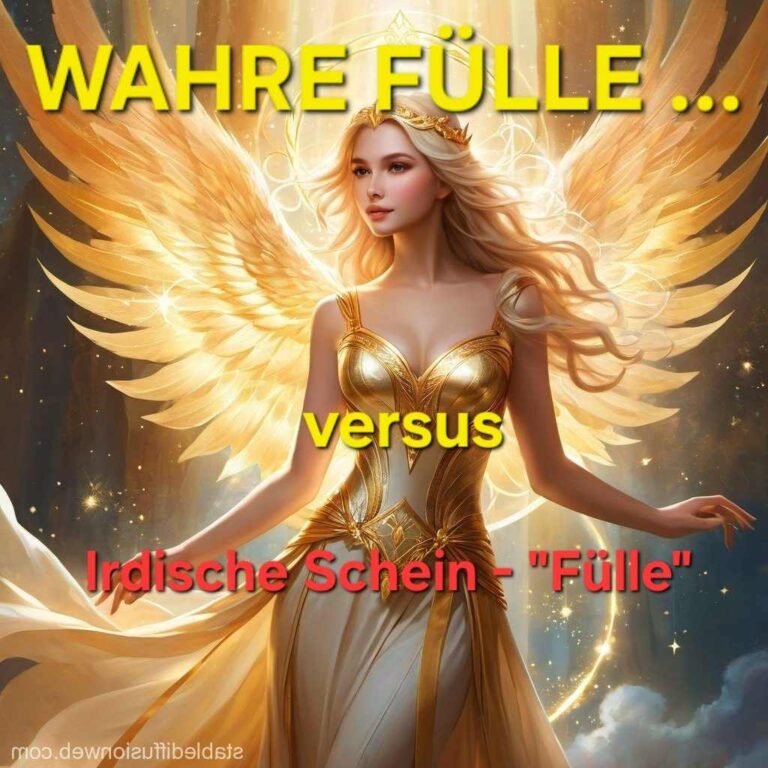 Mehr über den Artikel erfahren WAHRE FÜLLE versus SCHEIN-„Fülle“